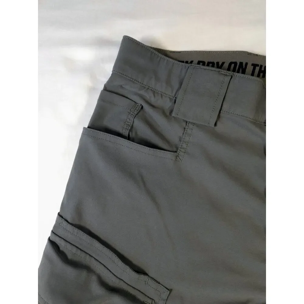 Duluth Trading Co Cargo Pants Mens 34x34 Gunmetal Grey Lightweight Active